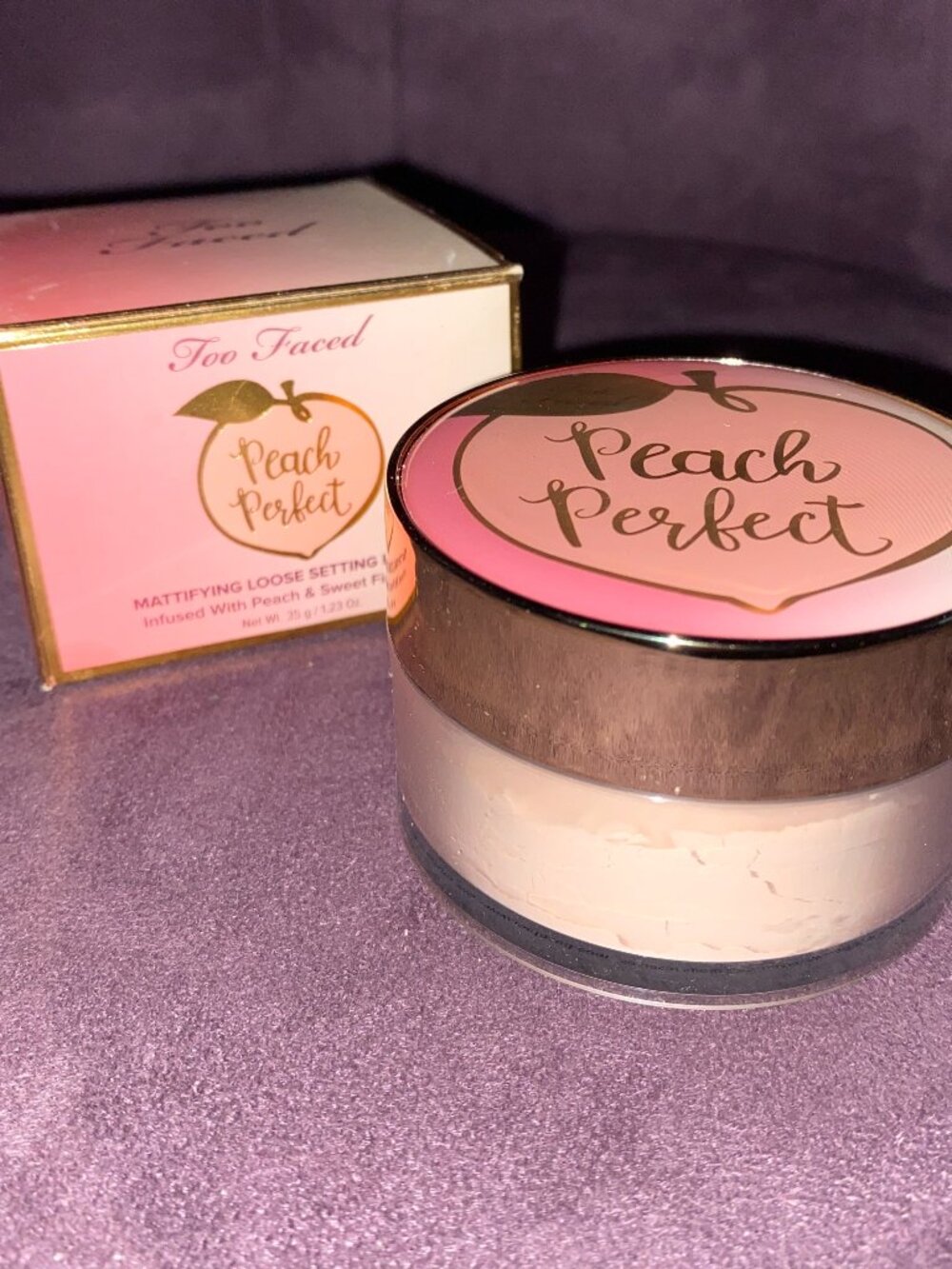 Too Faced Peach Perfect Mattifying  Loose Setting Powder